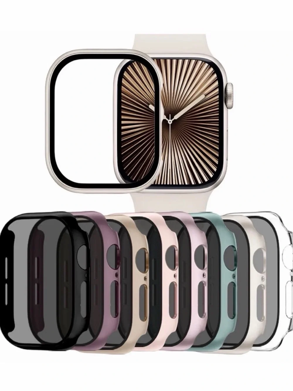 Pink Metallic Smartwatch Case
